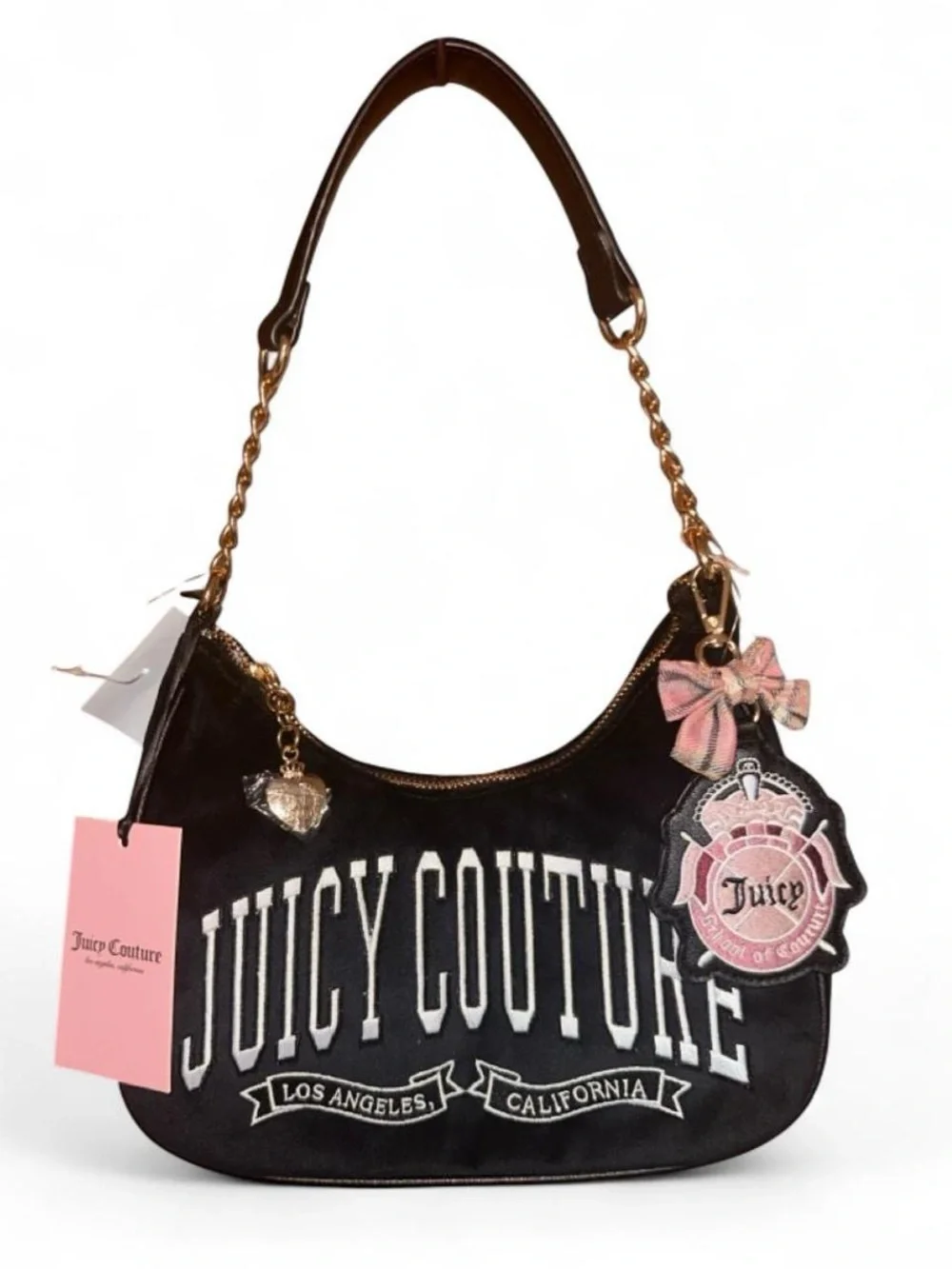 Juicy Couture “Couture University Shoulder Bag”, black